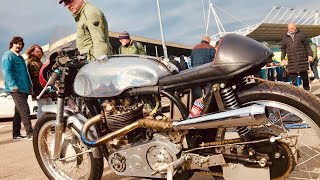 KEMPTON PARK Motorcycle Autojumble  Malle Mile SUZUKI Beach Racer YAMAHA RD60 HONDA S90 Sport Bikes [upl. by Barnie]