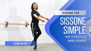 Sissone Simple  How to Execute amp Barre Exercises [upl. by Ellehcyar]