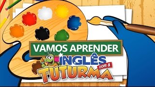 As cores em inglês  Aprenda inglês com a Tuturma [upl. by Hudgens]