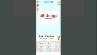 Dingbats level 189 walkthrough solution  Dingbats answer gameplay  Word trivia [upl. by Timmy]