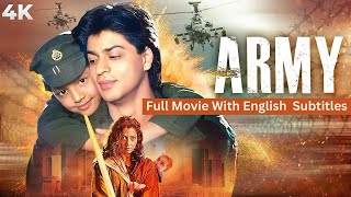 Army Full Hindi Movie With English Subtitles  Shahrukh Khan amp Sridevi  Bollywood Blockbuster [upl. by Queri653]