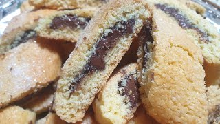 Biscotti ripieni di Nutella  Nutella biscuits [upl. by Casey]