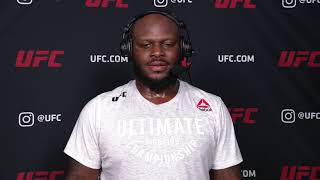 UFC Vegas 19 Derrick Lewis  quotI Like Them Wrestlersquot  Postfight Interview [upl. by Eirroc654]