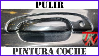 Como PULIR COCHE ðŸ‘¨ðŸ»â€ðŸŽ¨ Eliminar ARAÃ‘AZOS y Dar BRILLO a Pintura Con Maquina y a Mano Detail [upl. by Celie870]