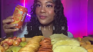 ASMR  Charcuterie Board Mukbang [upl. by Pahl]