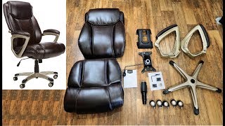 🛠️ DIY How to assemble an Amazon Basics Office Chair Complete setup tutorial and instructions [upl. by Leesa386]