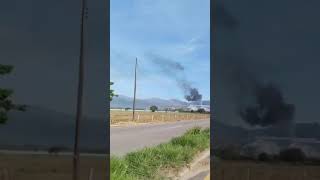 Foco de contaminación atmosférica se genera en chimeneas del Molino Arroz Diana de Yopal 1 [upl. by Lilas]