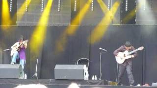 Rodrigo y Gabriela  Tamacun amp final song live  Rock Werchter 2009 [upl. by Annaoy]