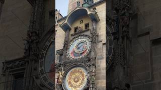 Astronomische Uhr 😍 Prager Rathausuhr Prager Uhr praha vlog Shorts prague Prag Travel Vlog [upl. by Johns]