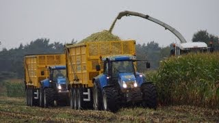 DeWa aangedreven silagewagens Loonbedrijf Reimink [upl. by Graubert]