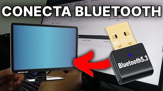 Cómo Instalar Adaptador BLUETOOTH USB v50 en PC Fácil y Rápido [upl. by Llemar]