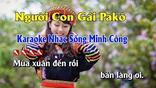 Người Con Gái Pakô Karaoke Nhạc Sống  Tone Nữ [upl. by Newo567]