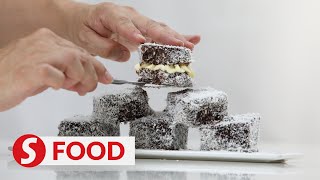 Retro Recipe Lamington cake [upl. by Enawtna976]