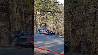 Race car crashes into signs at Monte Carlo 😲🏎️ 🎥 Viralhog [upl. by Nettle]