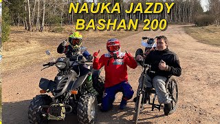 Nowy quad Roberta  NAUKA JAZDY BASHAN 200 [upl. by Jaimie]