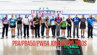 2024 PBAPBA50PWBA Jonesboro Trios Stepladder Finals [upl. by Cherry69]