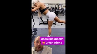 Cable Kickback for massive glute gains [upl. by Thierry559]