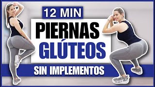 PIERNAS TONIFICADAS Y GLÚTEOS GRANDES  RUTINA DE EJERCICIOS EN CASA SIN PESAS  NatyGlossGym [upl. by Larissa636]