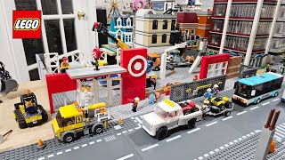 Huge Lego Target MOC Part 1  Construction [upl. by Asilaj]