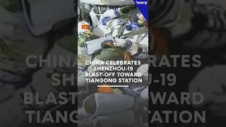 China launches Shenzhou19 to Tiangong station with the first female spaceflight engineer on board [upl. by Nnyllatsyrc222]