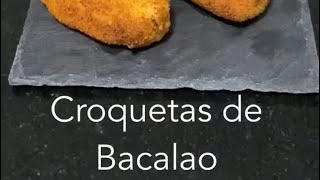 CROQUETAS DE BACALAO DELICIOSAS  RECETA TRADICIONAL CROQUETAS  COD CROQUETTES [upl. by Swamy]