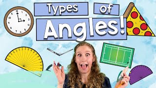 Right Obtuse and Acute Angles  Educational Kids Videos [upl. by Llenart]