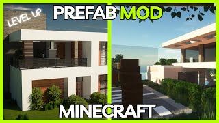 Level Up Your Minecraft Building Skills with Prefab Mod [upl. by Cuthbertson]