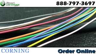 Corning Fiber Cable 12 Strand Tight Buffered Riser inoutdoor 625 [upl. by Aicarg]