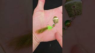 Homemade Micro Chatterbait with Zonker Trailer fishing fishingvideo troutfishing [upl. by Rehprotsirhc]