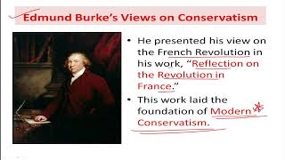 What is Conservatism Types of Conservatism Views of Edmund Burke and Michael Oakeshott PART 1929 [upl. by Trinette]