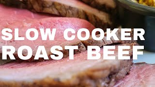 HOW TO MAKE ROAST BEEF IN A SLOW COOKER [upl. by Assenej]