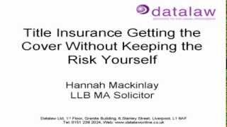 Title Insurance Getting the Cover Without Keeping the Risk Yourself [upl. by Obelia]