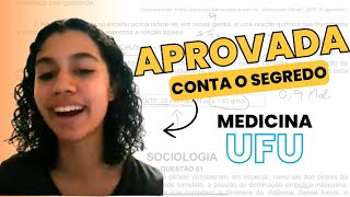 Entrevista com aprovada em MEDICINA NA UFU 🤩 INCRÍVEL [upl. by Tiphanie]