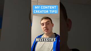 MY CONTENT CREATOR TIPS youtube tiktok contentcreator tips shorts [upl. by Leibman]