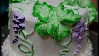 Grape Vine  Cake Decorating [upl. by Noyar]