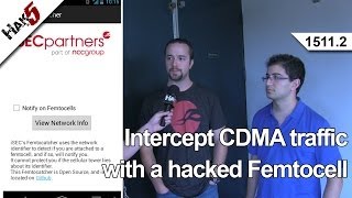 Intercept CDMA traffic with a hacked Femtocell Hak5 15112 [upl. by Elinnet]