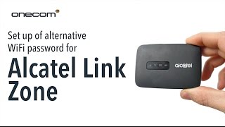 Set Up Of Alternative WiFi Password for Alcatel Link Zone [upl. by Maclean]