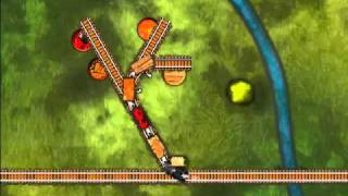 Railroad Shunting Puzzle Level 8  Gold Medal Awarded Walkthrough  Solution  Lösung [upl. by Ahsilef684]