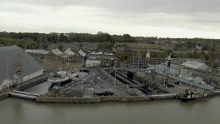 Drone Footage across The Historic Dockyard Chatham [upl. by Burk]