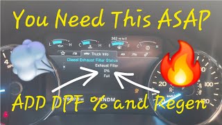 How To Add DPF Load and Regen on f150 Diesel and Super Duty mechanic [upl. by Inilam]