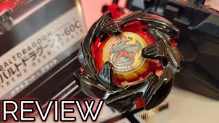 Red Eyes Black Dragoon  BX00 Cobalt Dragoon 260C Black Coating Ver Review Beyblade X [upl. by Zacek364]