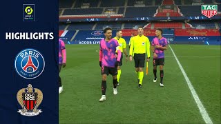 PARIS SAINTGERMAIN  OGC NICE 2  1  Highlights  PSG  OGCN  20202021 [upl. by Ushijima]