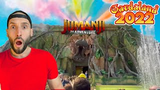 Apertura JUMANJI a GARDALAND  NOVITÀ 2022 [upl. by Ahselet759]