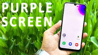 Why Android Amoled Display Turns Purple  REASONS and SOLUTIONS [upl. by Ennyrb]