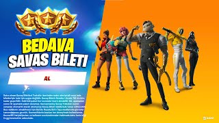 BEDAVA Chapter 2 SAVAŞ BİLETİ Fortnite Battle Royale [upl. by Davin]