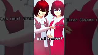 🙆‍♀️🙆‍♀️ kembar ester dan dhea mirchannel ayanocchi sakuraschoolsimulator [upl. by Yruama]