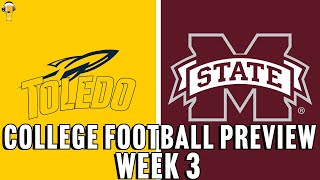 Toledo Rockets vs Mississippi State Bulldogs Prediction  Week 3 College Football  91424 [upl. by Anileba]