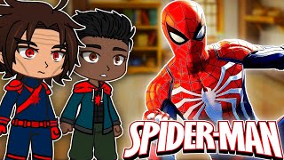 SpiderVerse React To Spider Man  Peter Parker  Full Video  Gacha react [upl. by Olyhs563]