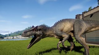 Tyrannosaurus Rex vs Allosaurus  Dino Fights 4K UHD [upl. by Notsnhoj436]