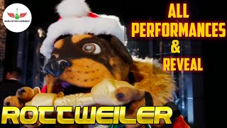 Masked Singer Rottweiler All Performances amp Reveal  Season 2 [upl. by Britt676]